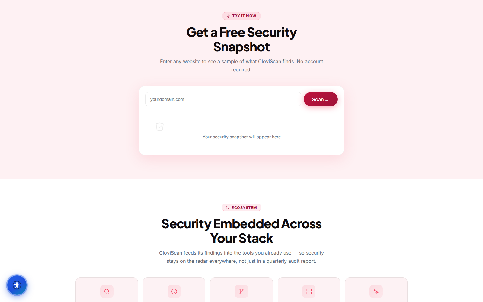 cloviscan screenshot