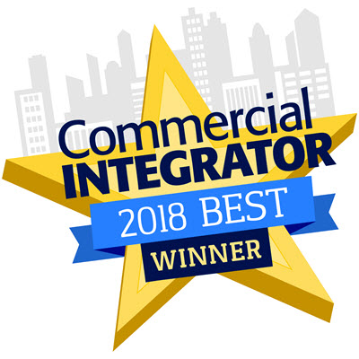 Commercial Integrator 2018 BEST Award — CloviFi, Audio Distribution Systems.